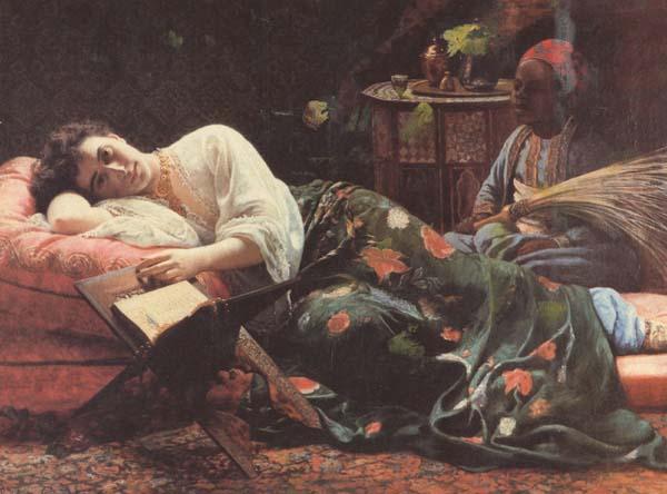 Louis emile pinel de Grandchamp Emina Souvenir d'Orient (mk32) oil painting image